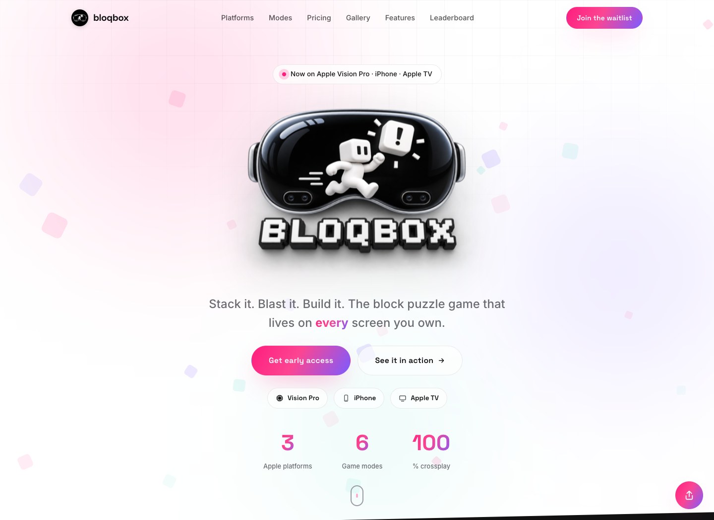 Bloqbox website preview